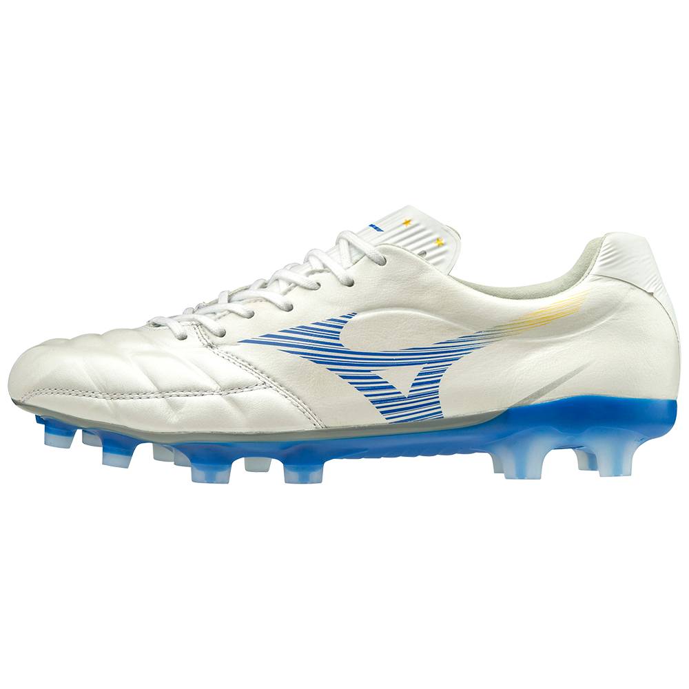 Mizuno Men's Rebula Cup Made in Japan Soccer Cleats White/Blue (540245-ZXY)